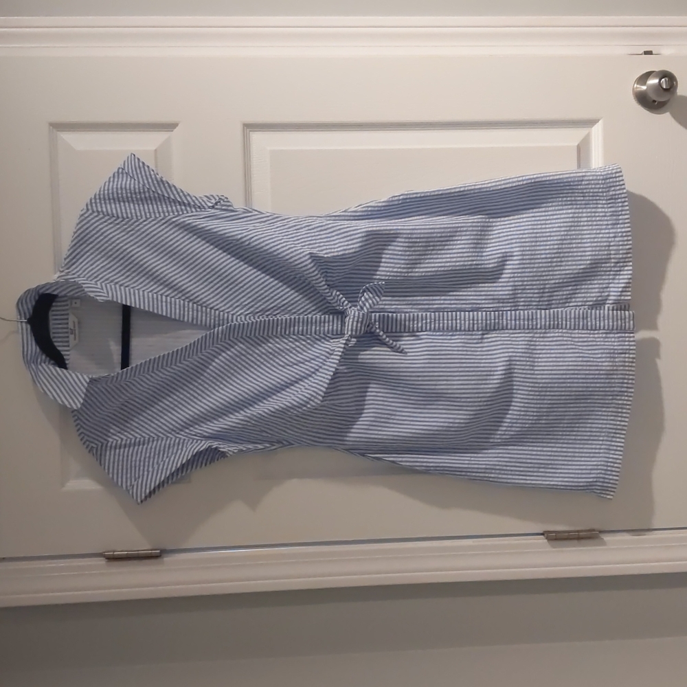 Vineyard Vines Short Sleeve Seersucker Dress